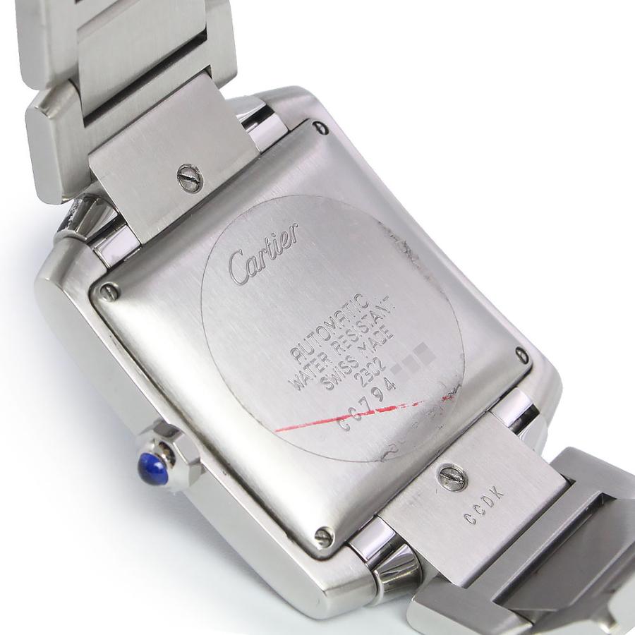 中古 カルティエ CARTIER W51031Q3 シルバー レディース 腕時計 カルティエ タンク フランセーズ SM W51031Q3 シルバー レディース