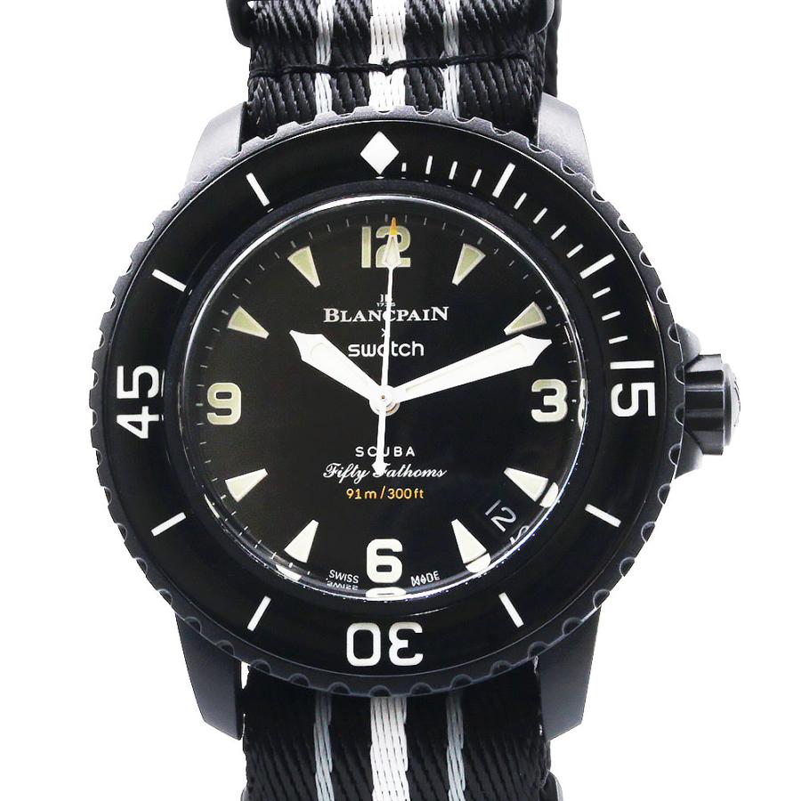 ブランパン×スウォッチ SCUBA SO35B400 美品 箱ギャラ付 自動巻き BLANCPAIN（ブランパン） （未使用 展示品）Blancpain Swatch
