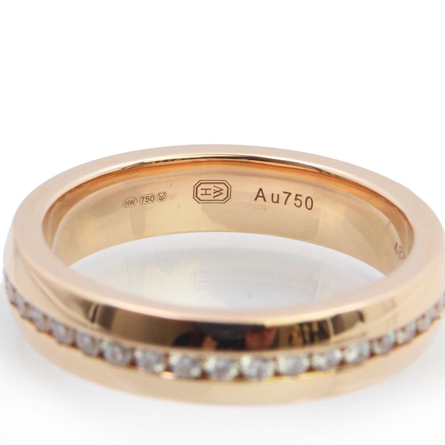 美品）HARRY WINSTON ハリーウィンストン WBDRRDLGHWL HWロゴ K18RG