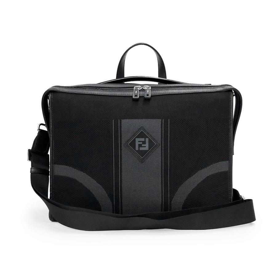 FENDI（フェンディ） （中古）FENDI 7VA400 FFロゴ ナイロン レザー