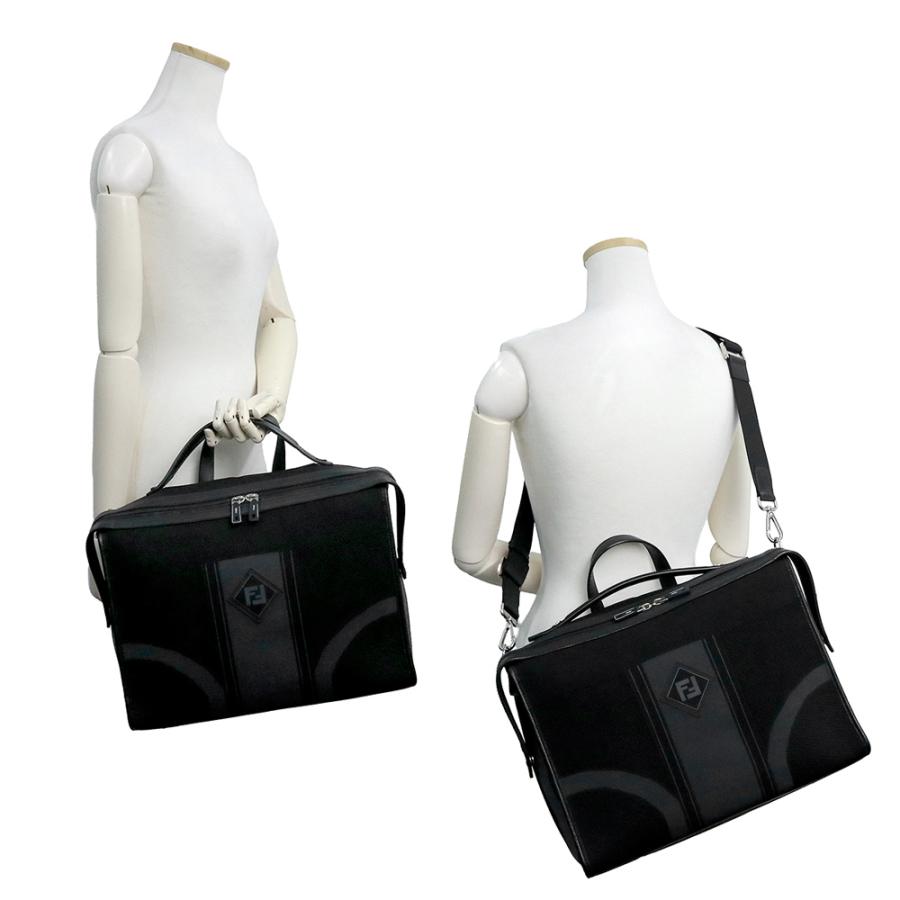 FENDI（フェンディ） （中古）FENDI 7VA400 FFロゴ ナイロン レザー