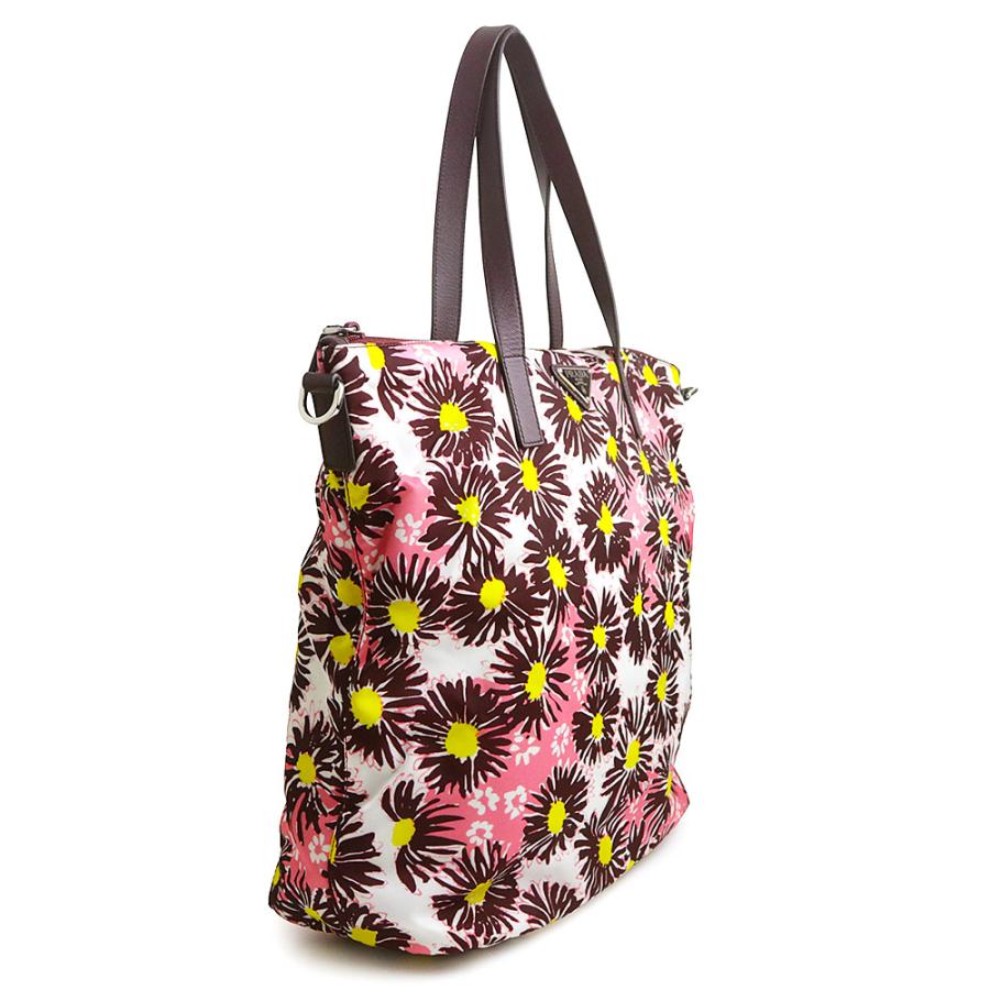 PRADA（プラダ） （美品）PRADA B4696F 花柄 フラワー トライアングル 