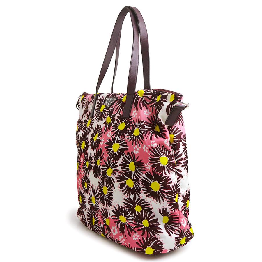 PRADA（プラダ） （美品）PRADA B4696F 花柄 フラワー トライアングル