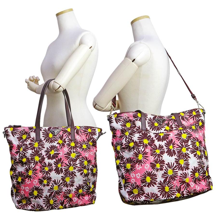 PRADA（プラダ） （美品）PRADA B4696F 花柄 フラワー トライアングル