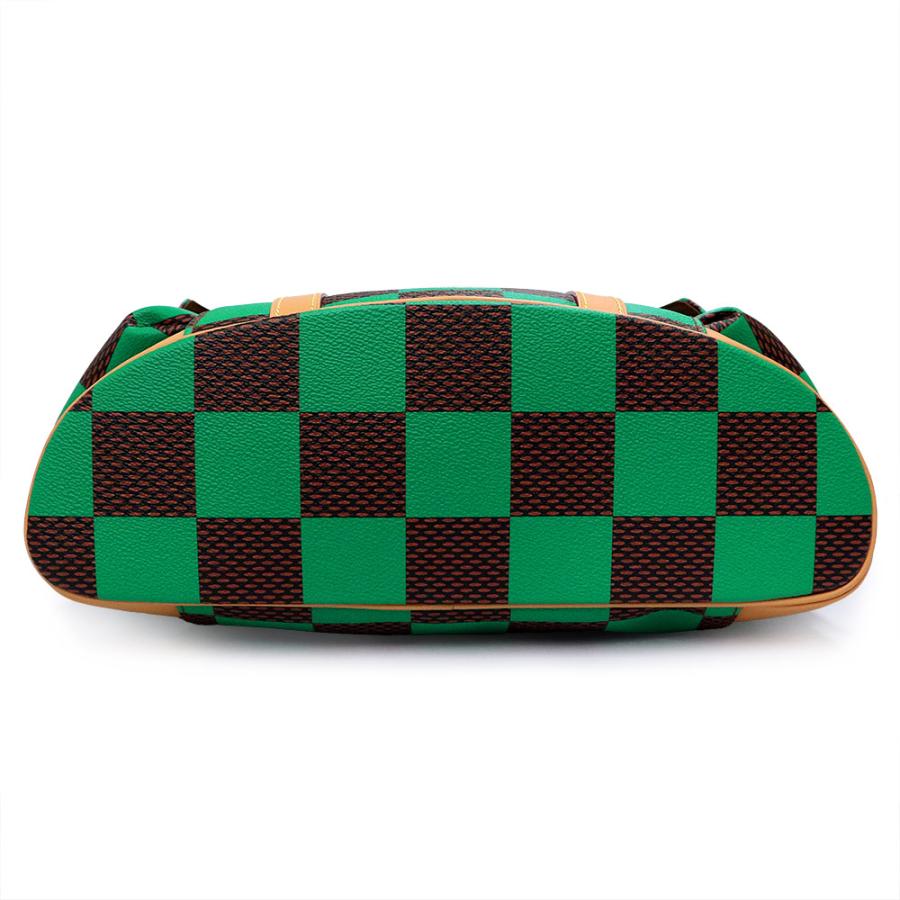 （未使用　展示品）LOUIS VUITTON ルイ ヴィトン N40564 クリストファー MM ダミエポップ キャンバス グリーン ブラウン リュック デイパック バックパック_7
