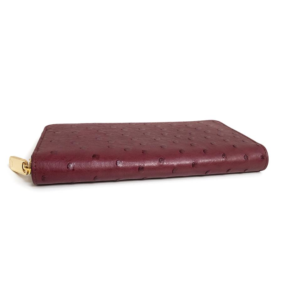 LOUIS VUITTON オーストリッチ ネオ ジッピーウォレット レッド LOUIS VUITTON（ルイ・ヴィトン） （未使用 展示品）LOUIS VUITTON