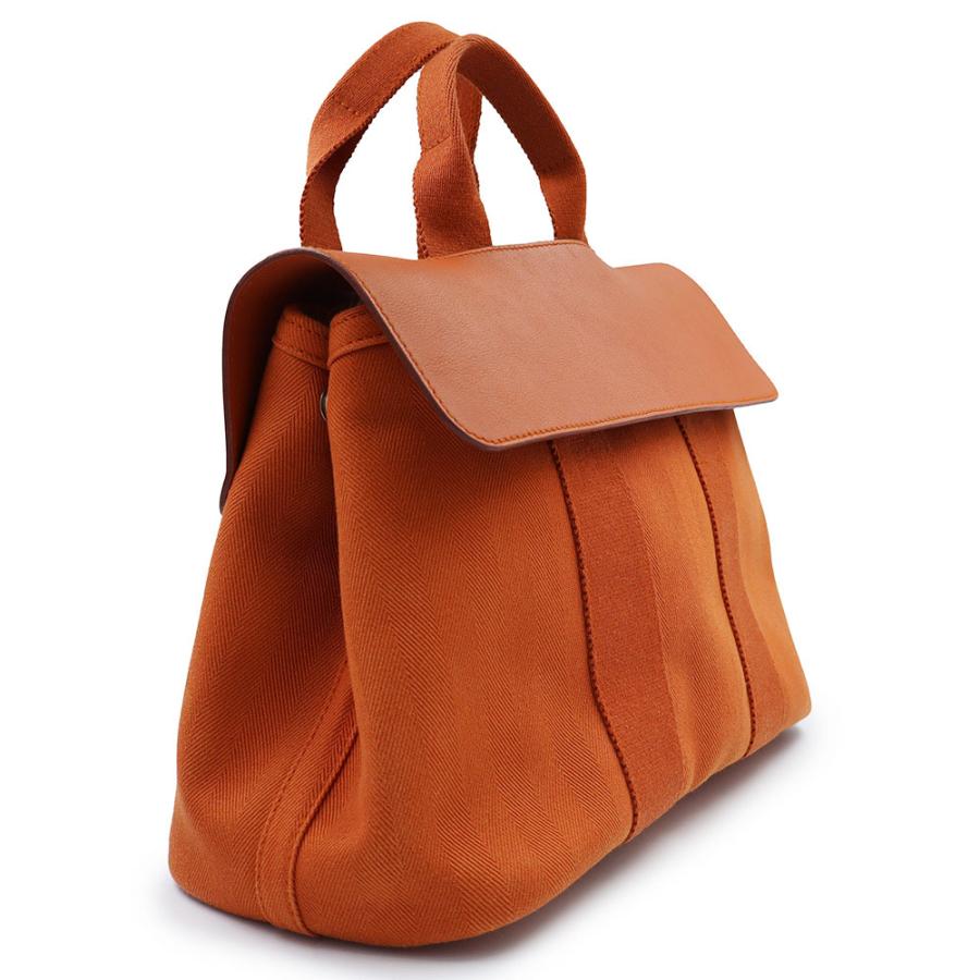 HERMES ヴァルパライソPM オレンジ ハンドバッグ 正規品 HERMES（エルメス） （未使用 展示品）HERMES ヴァルパライソ PM
