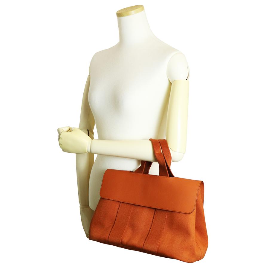HERMES ヴァルパライソPM オレンジ ハンドバッグ 正規品 HERMES（エルメス） （未使用 展示品）HERMES ヴァルパライソ PM