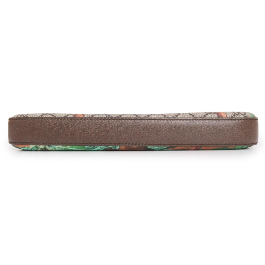 （未使用　展示品）GUCCI グッチ 406408 バード ティアン GGスプリームキャンバス レザー ベージュ ブラウン ショルダーバッグ アンティークシルバー金具_5