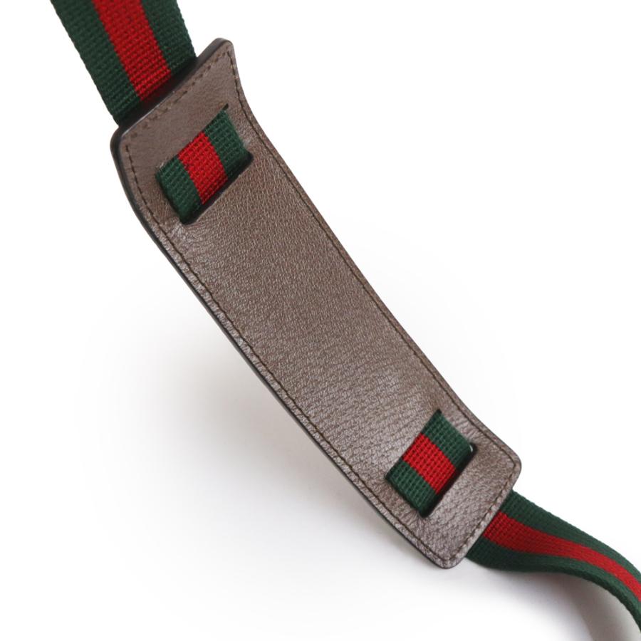 （未使用　展示品）GUCCI グッチ 406408 バード ティアン GGスプリームキャンバス レザー ベージュ ブラウン ショルダーバッグ アンティークシルバー金具_9