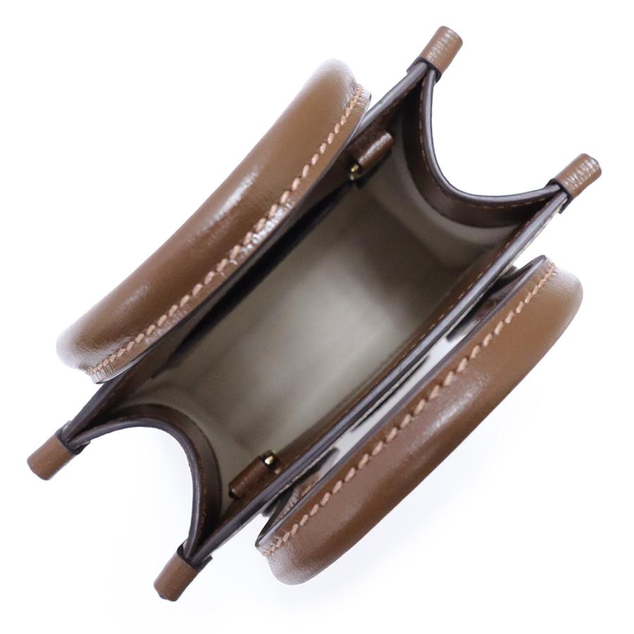（未使用　展示品）GUCCI グッチ 671623 ミニ トート GGスプリームキャンバス レザー ベージュ ブラウン ショルダー ハンドバッグ 2WAY 斜め掛け ゴールド金具_2