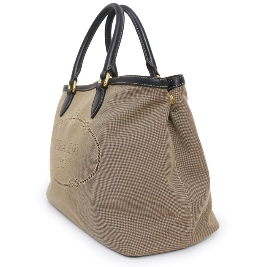 PRADA（プラダ） （美品）PRADA 1BA579 カーフスキン ロゴジャガード