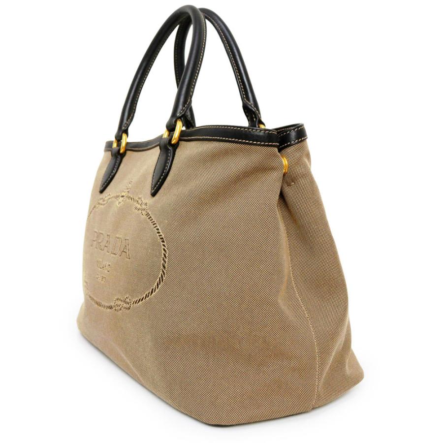PRADA（プラダ） （美品）PRADA 1BA579 カーフスキン ロゴジャガード