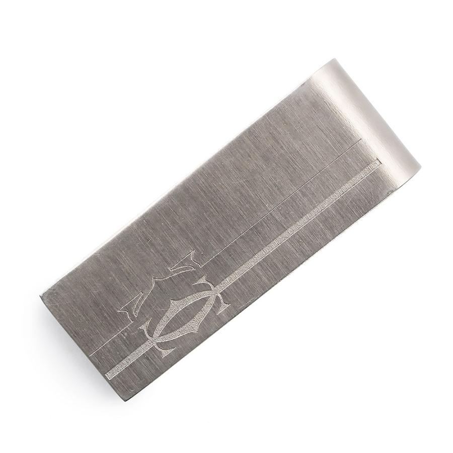 【正規品】Cartier カルティエ 2C マネークリップ T1220407 Cartier（カルティエ） （中古）Cartier T1220407 2C シルバー