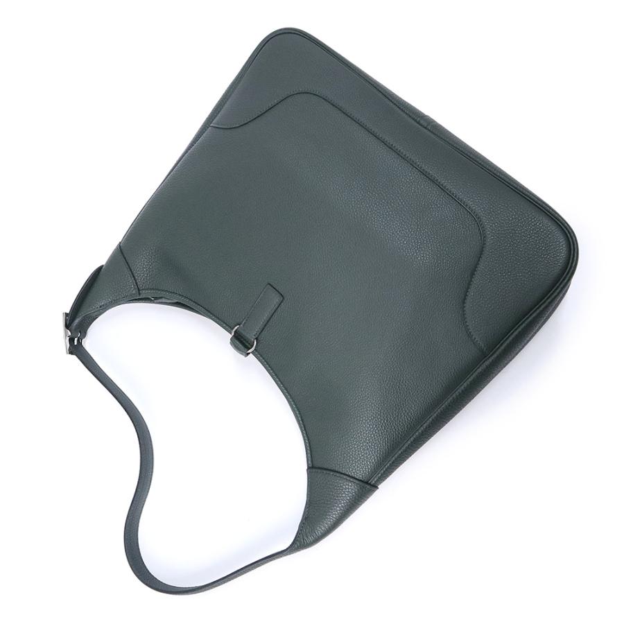 エルメス トリム 35 トゴ VERT FONCE ヴェールフォンセ □D刻印 ショルダーバッグ 斜め掛け レザー シルバー金具 HERMES（新品同様品） HERMES（エルメス） （新品同様品）HERMES トリム 35 トゴ VERT FONCE
