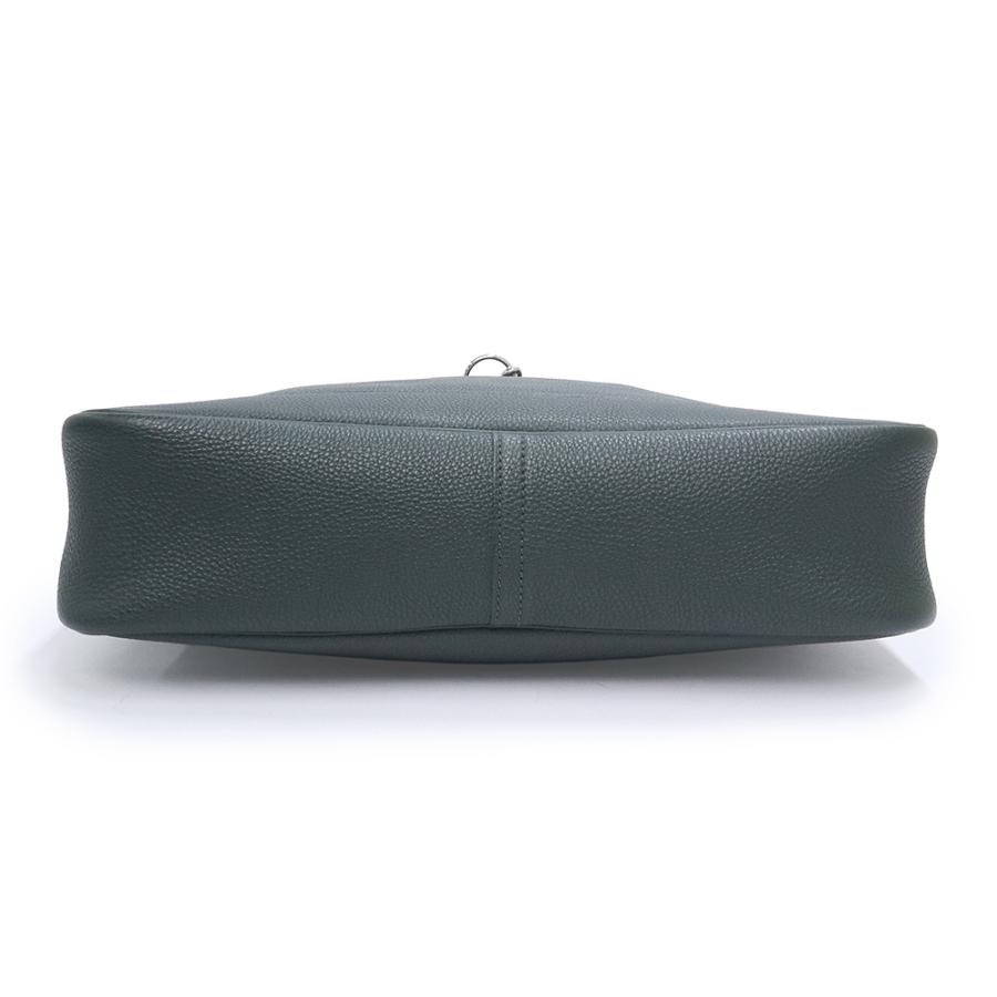 エルメス トリム 35 トゴ VERT FONCE ヴェールフォンセ □D刻印 ショルダーバッグ 斜め掛け レザー シルバー金具 HERMES（新品同様品） HERMES（エルメス） （新品同様品）HERMES トリム 35 トゴ VERT FONCE