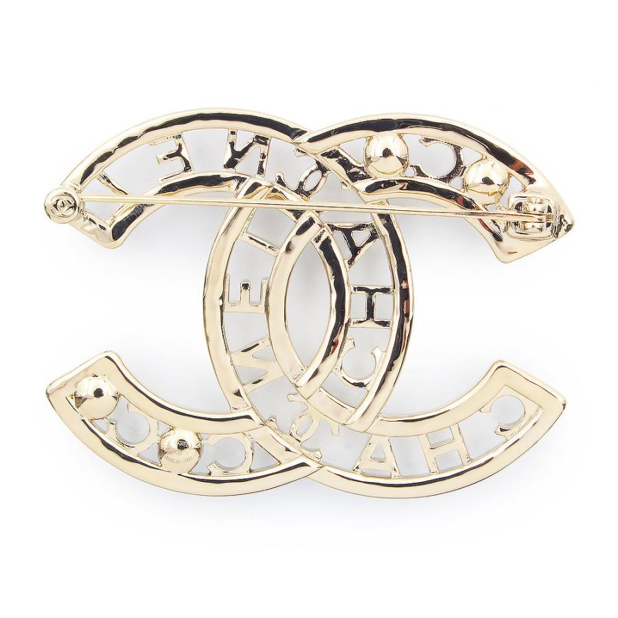 【新品未使用】CHANEL AB4879 シャネル ブローチ GOLD CHANEL（シャネル） （新品・未使用品）CHANEL AB4879 ロゴ ココマーク