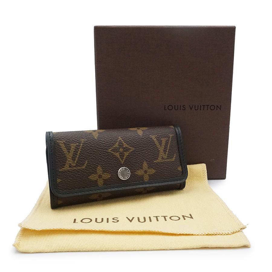 ルイ ヴィトン M60165 ミュルティクレ 6 モノグラムマカサー ブラウン ブラック キーケース シルバー金具 LOUIS VUITTON（未使用　展示品） LOUIS VUITTON（ルイ・ヴィトン） （未使用 展示品）LOUIS VUITTON