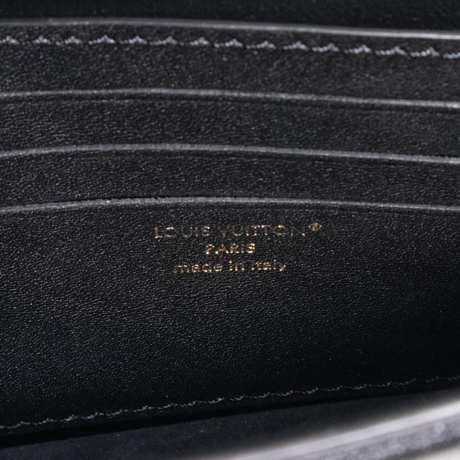 ルイ ヴィトン M14564 ウォレット オン チェーン LV ブルーム カーフレザー ブラック 2Way ショルダーバッグ 斜め掛け ゴールド シルバー金具 箱付 LOUIS VUITTON（新品・未使用品） LOUIS VUITTON（ルイ・ヴィトン） （新品・未使用品）LOUIS VUITTON