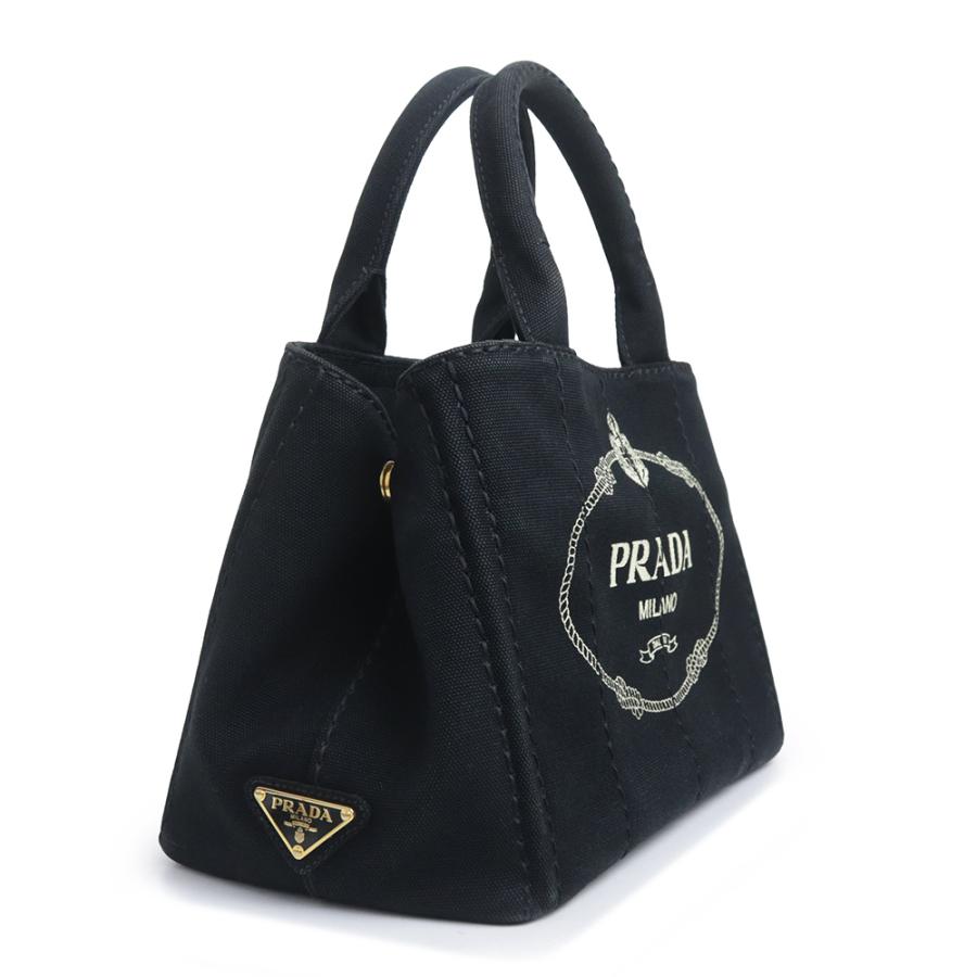 PRADA（プラダ） （美品）PRADA 1BG439 カナパ 三角ロゴ