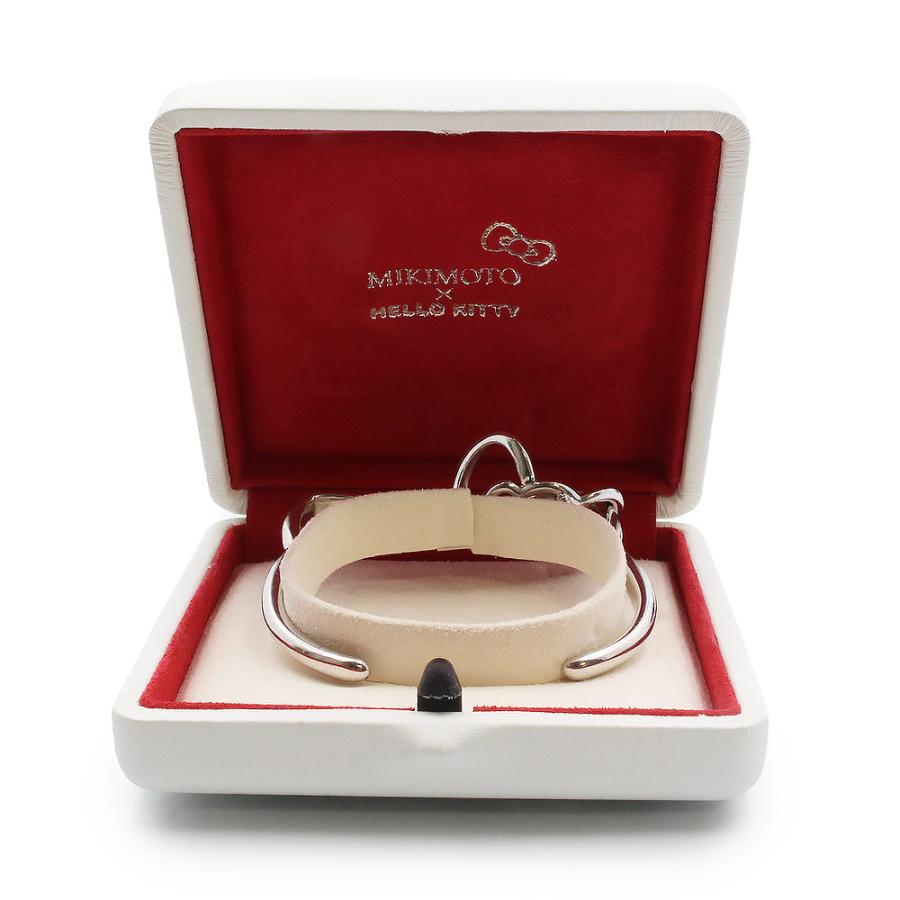 ハローキティ パールリング 925シルバーとブレスレット MIKIMOTO（ミキモト） （中古）MIKIMOTO HELLO KITTY ハローキティ