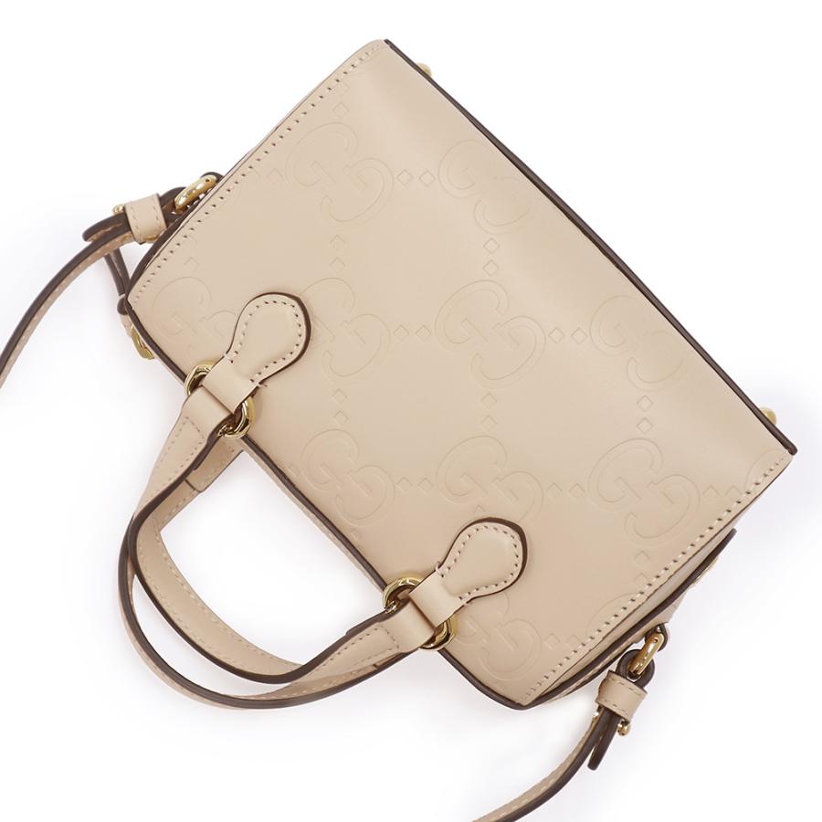 新品未使用　箱・袋付き　GUCCI グッチ ショルダーバッグ　丸型　ベージュ GUCCI（グッチ） ショルダーバッグ レディース ベージュ