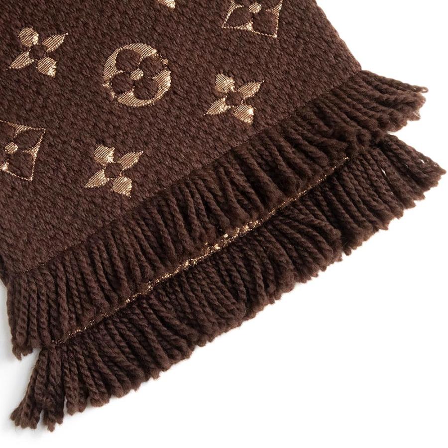 ルイ ヴィトン M71383 エシャルプ ロゴマニア シャイン ウール シルク マロン ブラウン ストール マフラー LOUIS VUITTON（美品） LOUIS VUITTON（ルイ・ヴィトン） （美品）LOUIS VUITTON ルイ