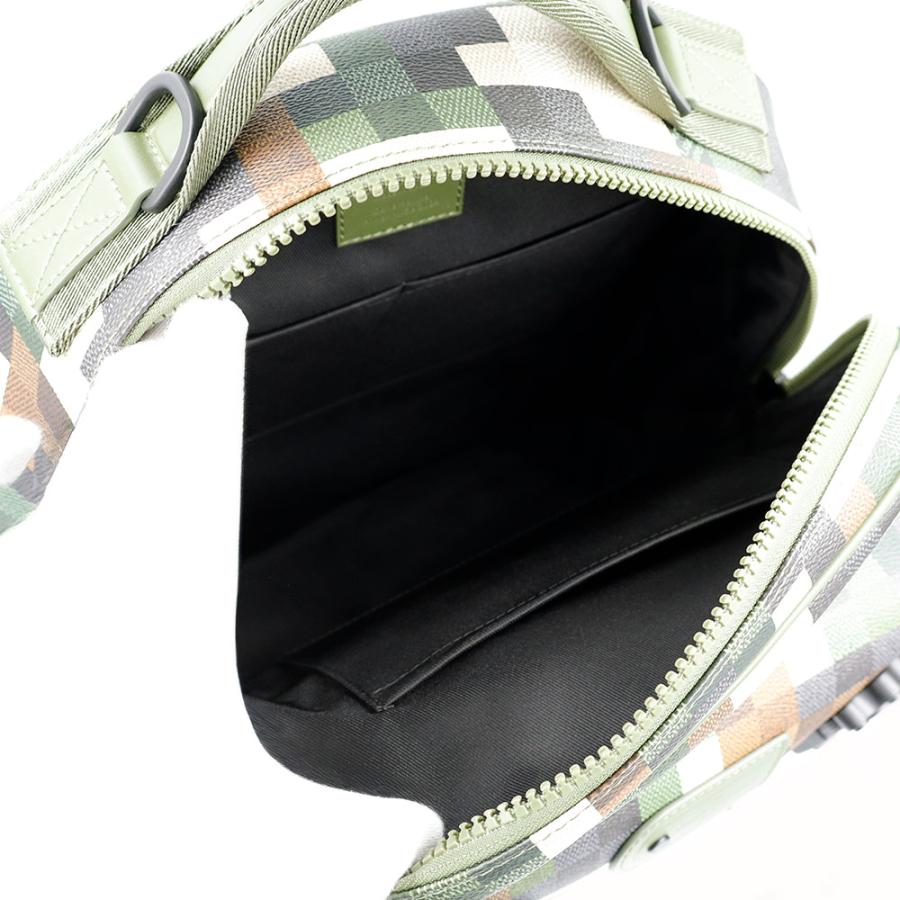 （未使用保管品）LOUIS VUITTON ルイ ヴィトン M24445 モーション ダモフラージュ レザー グリーン ブラウン カーキ リュック デイパック バックパック_1