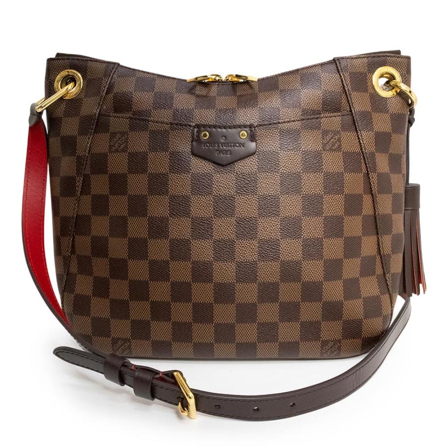 LOUIS VUITTON ルイヴィトン ショルダーバッグ ダミエ サウスバンク タッセル 肩掛け 斜め掛け N42230    ブラウン 茶 ゴールド金具 レディース 美品【中古品】 LOUIS VUITTON（ルイ・ヴィトン） （未使用 展示品）LOUIS VUITTON