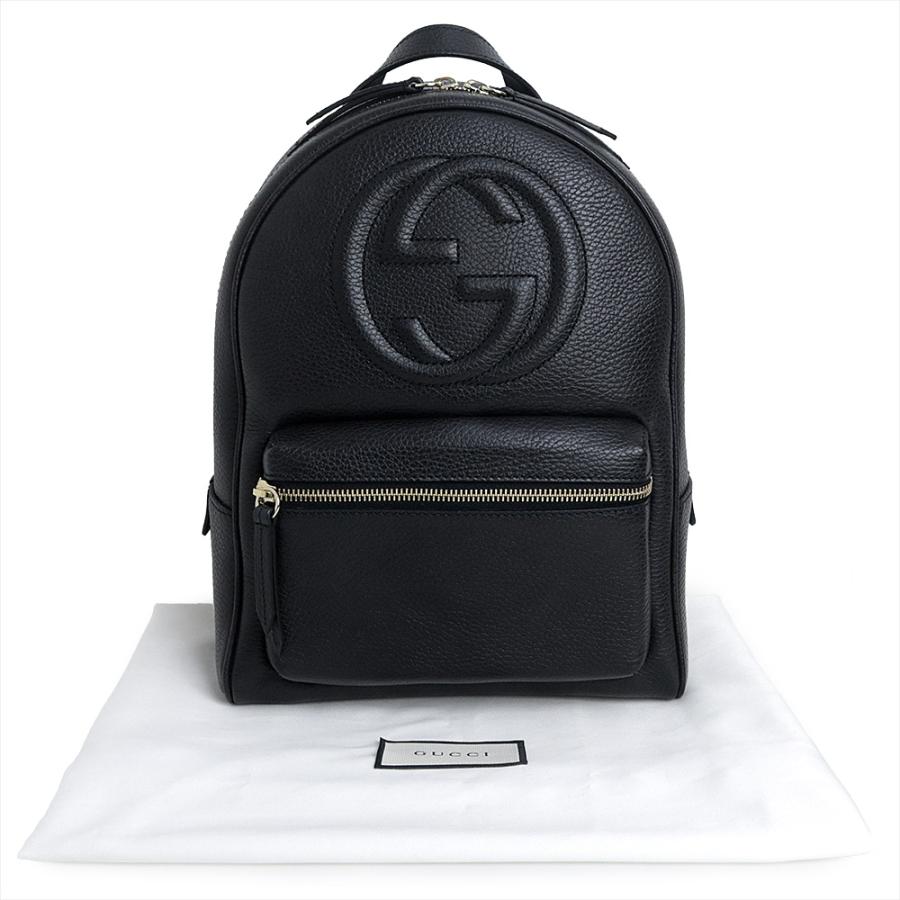 グッチ 431570 ソーホー レザー ブラック チェーン リュック デイパック バックパック ゴールド金具 GUCCI（未使用　展示品） GUCCI（グッチ） （未使用 展示品）GUCCI 431570 ソーホー レザー