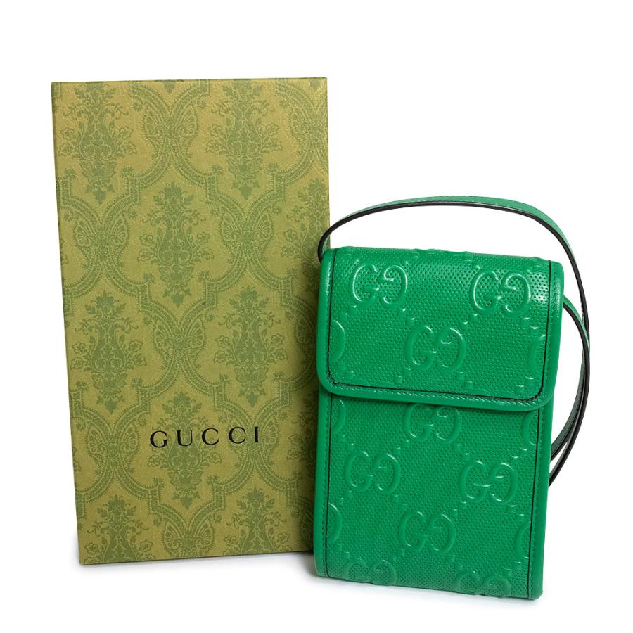 GUCCI（グッチ） （未使用 展示品）GUCCI 625571 GGエンボス レザー