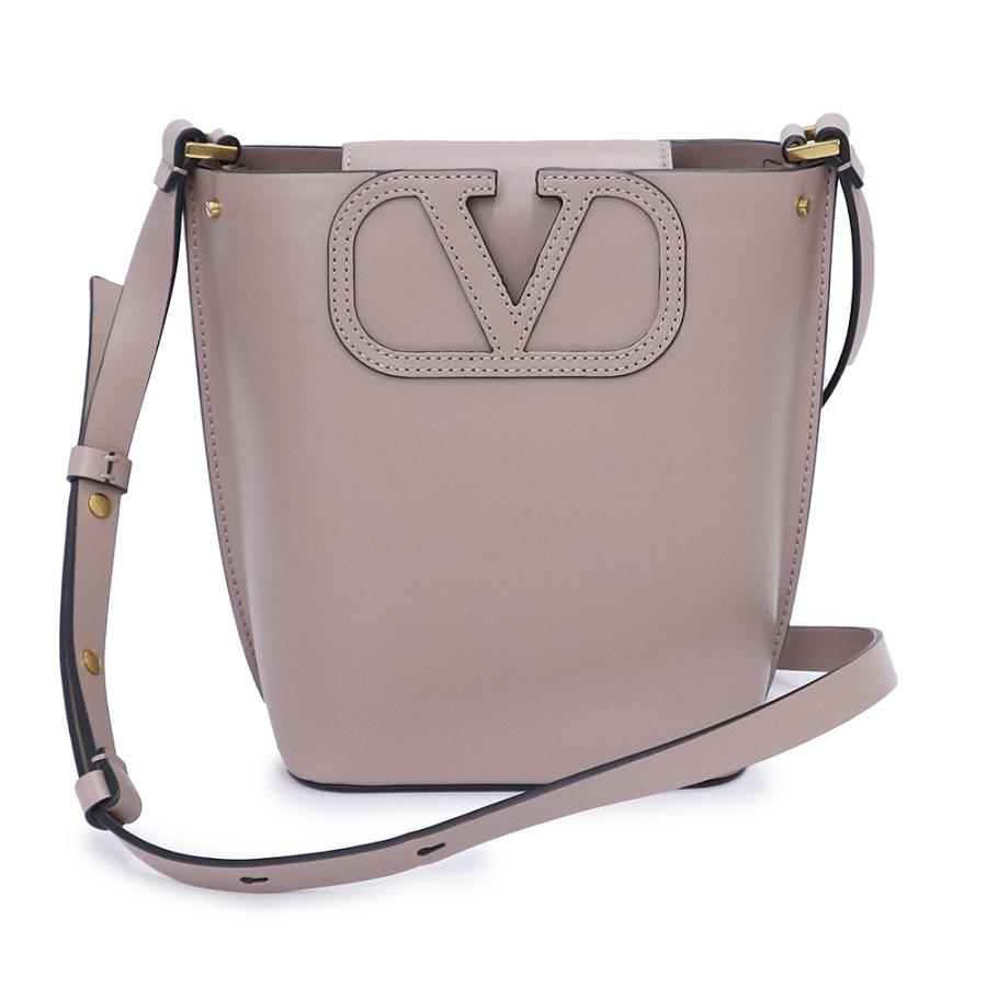 レディース 【希少】VALENTINO GARAVANI エピレザー バケットバッグ 巾着
