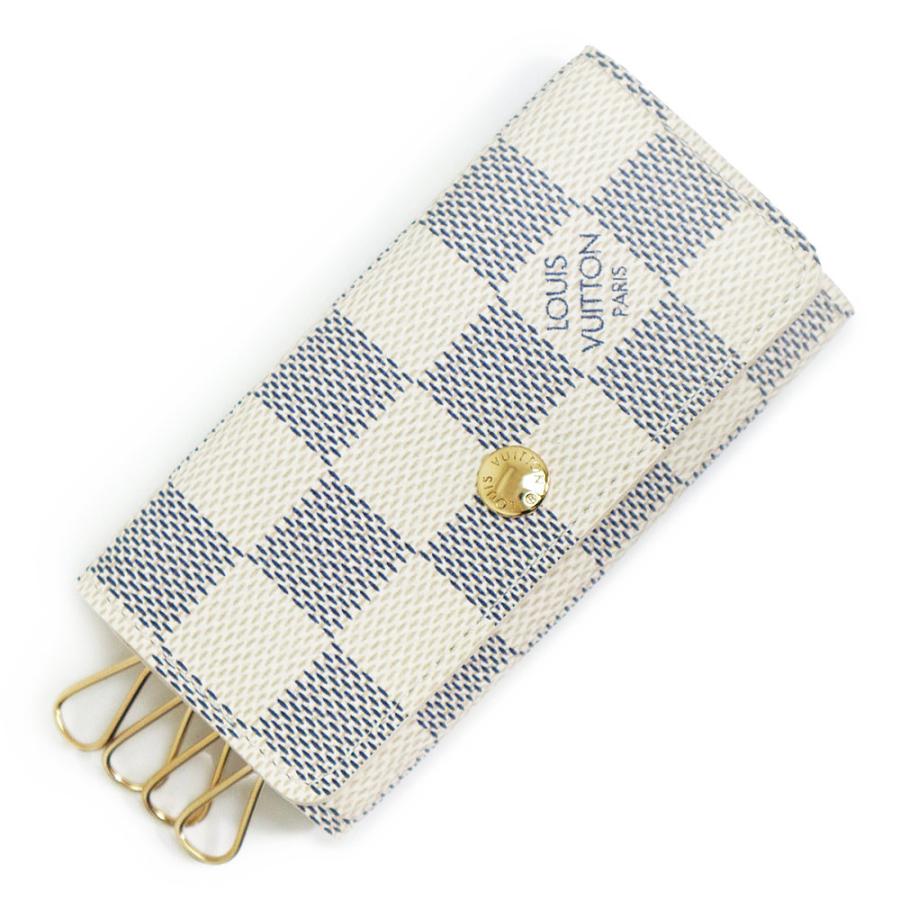 ルイヴィトン ダミエ キーケース キーホルダー ミュルティクレ6 アズール 白 LOUIS VUITTON（ルイ・ヴィトン） （新品・未使用品）LOUIS VUITTON