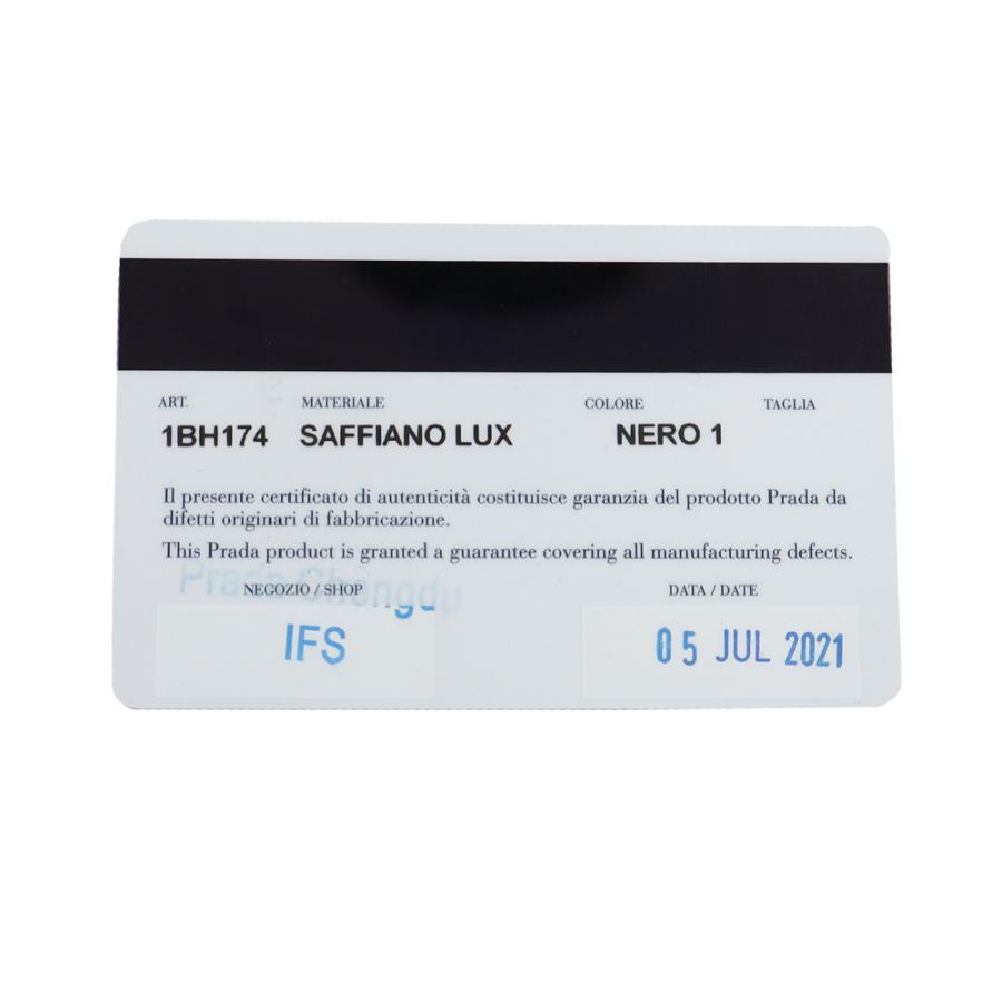 プラダ 1BH174 サフィアーノ ラックス チェーン  2way SAFFIANO LUX レザー ブラック ショルダーバッグ 斜め掛け ゴールド金具 PRADA（未使用　展示品） PRADA（プラダ） （未使用 展示品）PRADA 1BH174 サフィアーノ