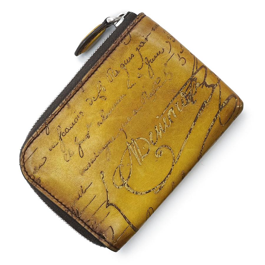 【お得①】ベルルッティ Berluti★長財布&小銭入れケース★専用袋付き Berluti（ベルルッティ） （中古）Berluti カリグラフィ ブナ マネー