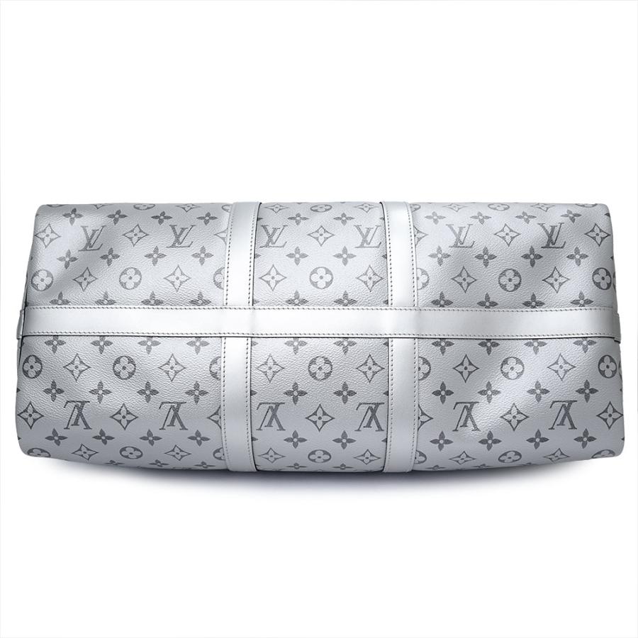 （未使用 展示品）LOUIS VUITTON ルイ ヴィトン M43817 キーポル バンドリエール 50 モノグラムエクリプス ブラック シルバー 2way ショルダー ボストンバッグの画像