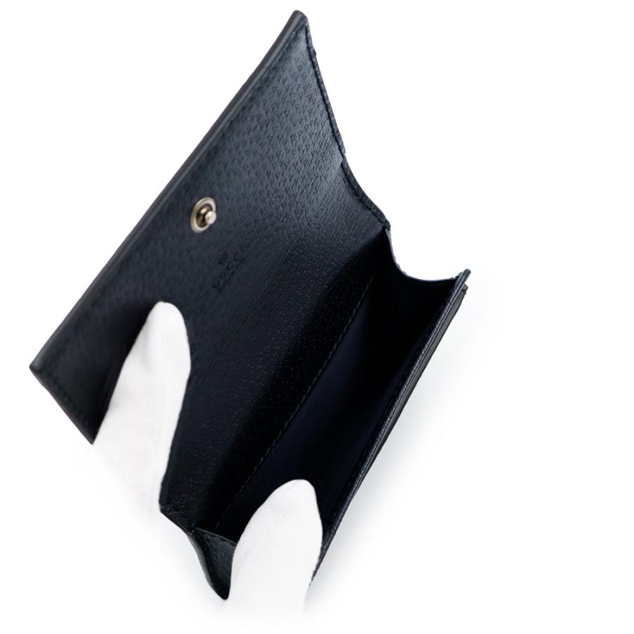 （新品・未使用品）GUCCI グッチ 763286 オフィディア GGスプリームキャンバス レザー ネイビー カードケース 名刺入れ 定期入れ パスケースの画像