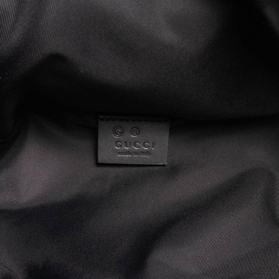 （未使用　展示品）GUCCI グッチ 630920 ベルトバッグ テクノキャンバス ブラック レッド グリーン ウエスト ボディバッグ 斜め掛け ナイロン シルバー金具_8