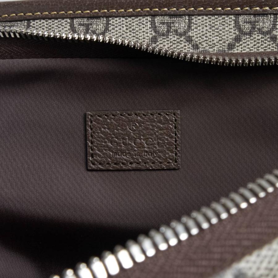 （新品・未使用品）GUCCI グッチ 760217 ボディ ウエスト ベルトバッグ GGスプリームキャンバス ベージュ ブラウン レッド グリーン マットブラウン金具の画像