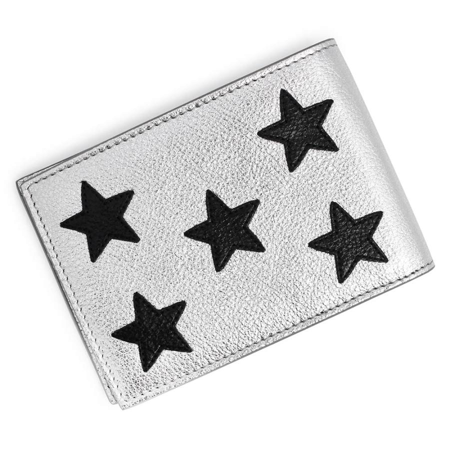 希少✨サンローラン マネークリップ 札入れ 星条旗 スター レザー ブラック SAINT LAURENT （未使用 展示品）SAINT サンローラン 376237 RIDER