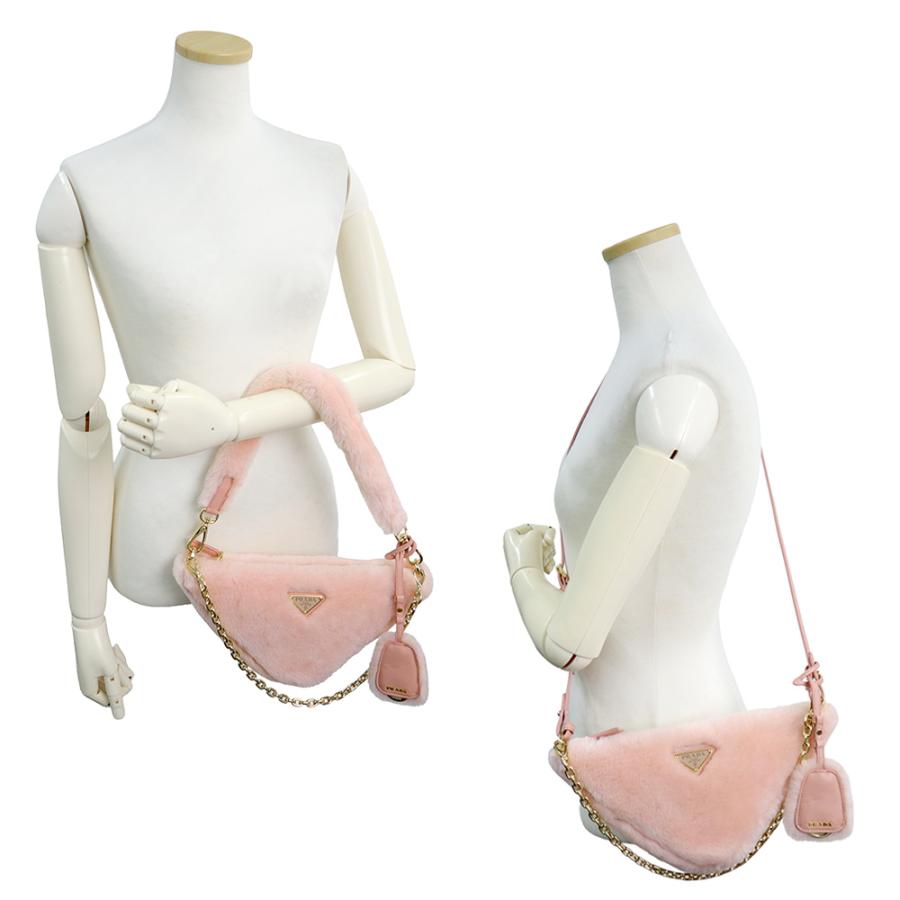 【PRADA】プラダ ハンドバッグ ミニバッグ PRADA（プラダ） （未使用 展示品）PRADA 1BC543 シアリング ミニ
