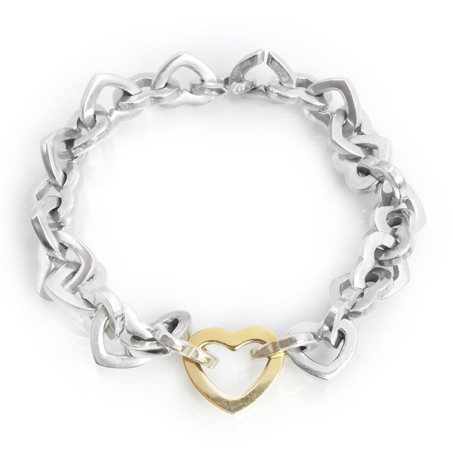 ☆ Tiffany & Co. ティファニーハートリンクブレスレットSV925 TIFFANY&Co.（ティファニー） （中古）TIFFANY&Co. ハートリンク SV925
