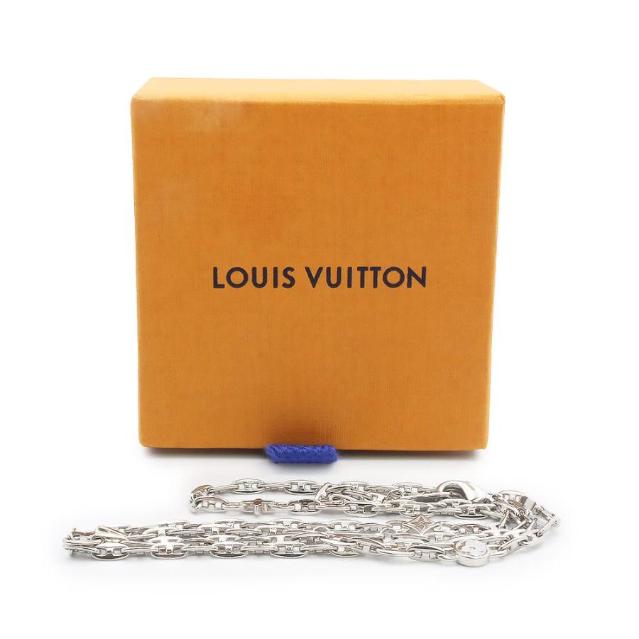 （新品・未使用品）LOUIS VUITTON ルイ ヴィトン M02225 LV スピード シルバー ネックレス 箱付の画像
