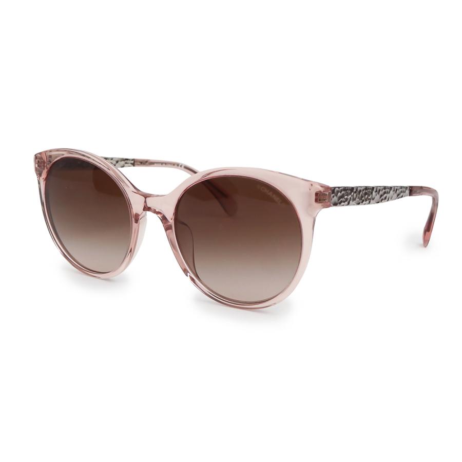 シャネル 5440A アセテート メタル ピンク ブラウングラデーション サングラス メガネ 眼鏡 アイウェア シルバー金具 CHANEL（美品） CHANEL（シャネル） （美品）CHANEL 5440A アセテート メタル ピンク