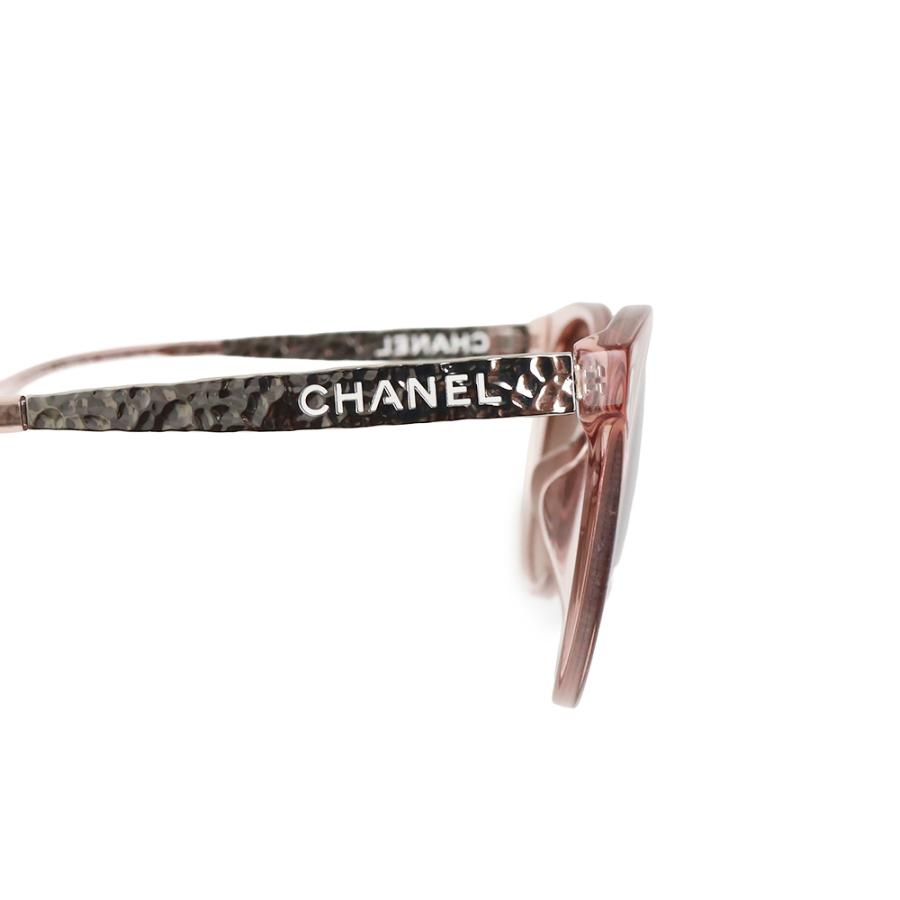 （美品）CHANEL シャネル 5440A アセテート メタル ピンク ブラウングラデーション サングラス メガネ 眼鏡 アイウェア シルバー金具の画像