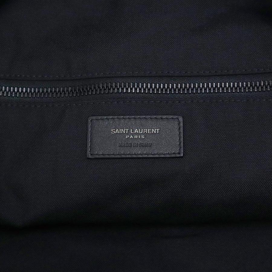 （美品）SAINT LAURENT PARIS サンローランパリ 594400 ヌップス コーデュロイ ネイビー 2way ショルダー ボストンバッグ 斜め掛け ブラック金具_7