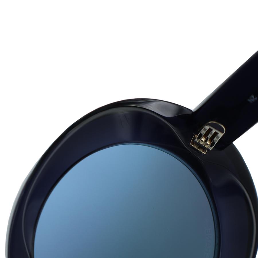 （美品）CHANEL シャネル 5489-A ココマーク ラウンドシェイプ パールチェーン アセテート ブラック シルバー サングラス アイウェア 眼鏡 メガネ ゴールド金具の画像