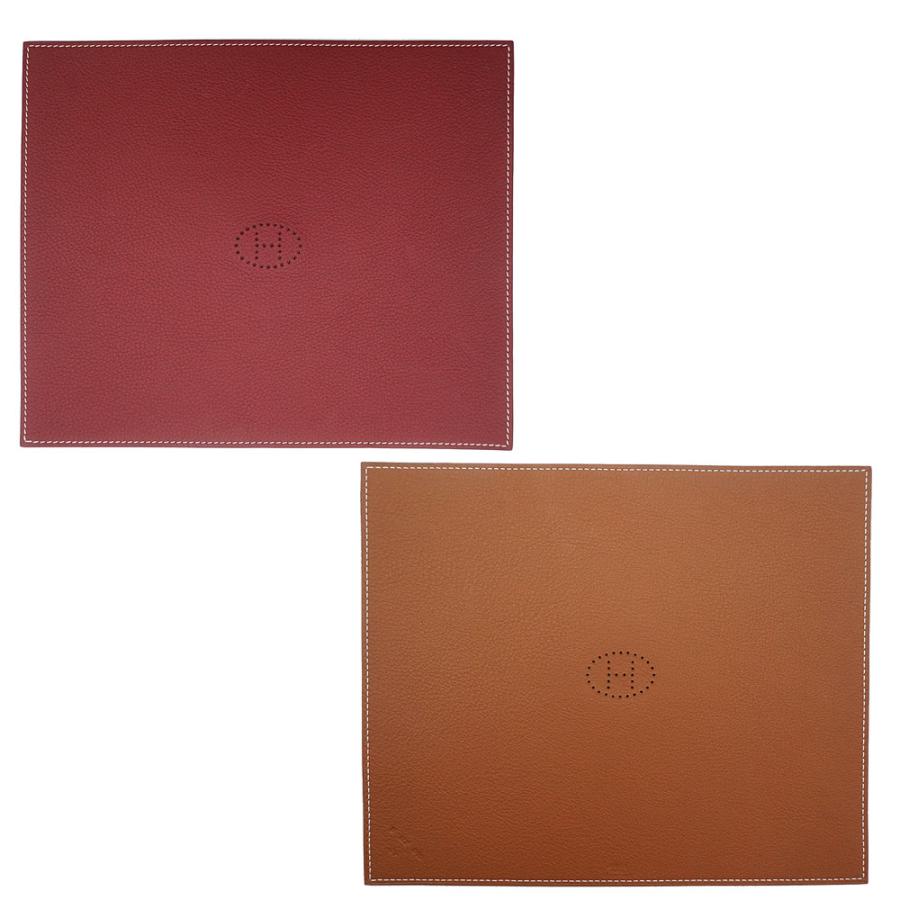 HERMES レザーマウスパット 赤 楽天市場】HERMES エルメス