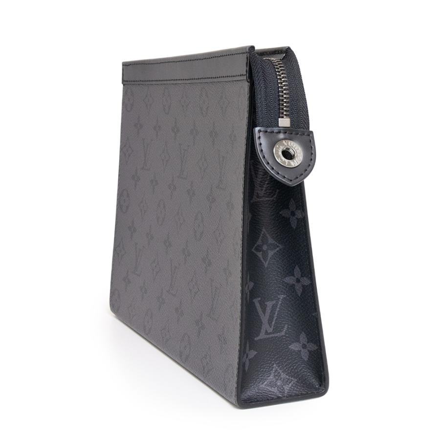 （新品・未使用品）LOUIS VUITTON ルイ ヴィトン M69535 ポシェット ヴォワヤージュ モノグラムエクリプス リバース グレー ブラック ポーチ クラッチバッグの画像