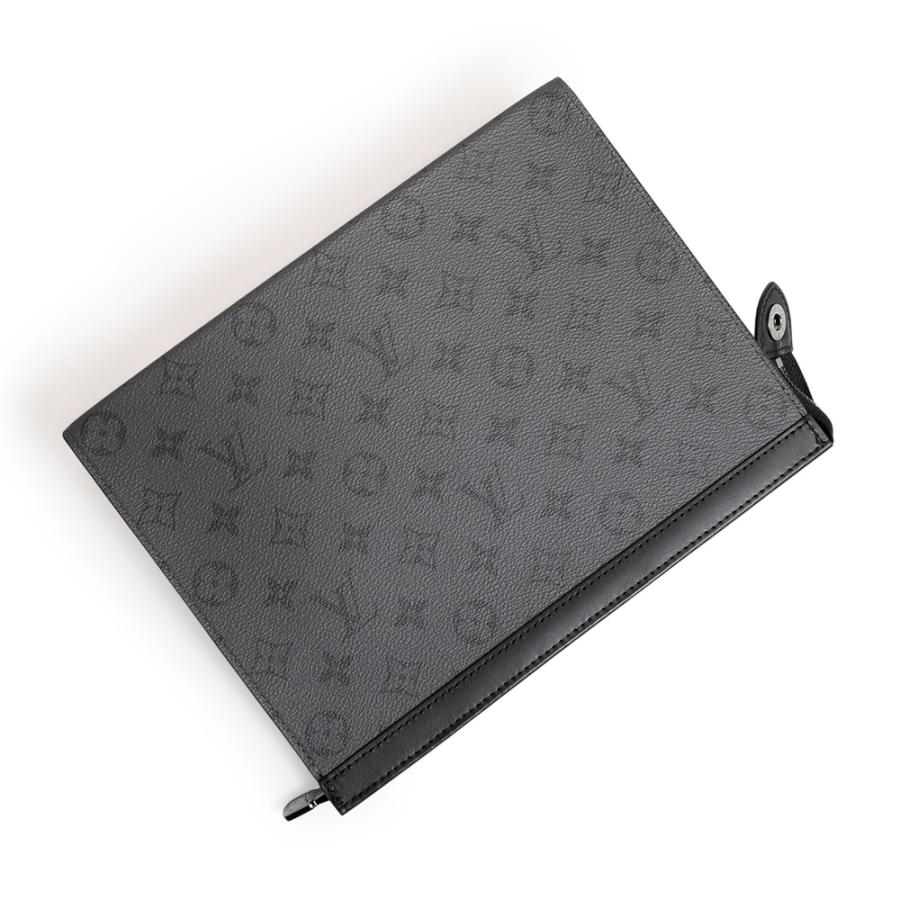 （新品・未使用品）LOUIS VUITTON ルイ ヴィトン M69535 ポシェット ヴォワヤージュ モノグラムエクリプス リバース グレー ブラック ポーチ クラッチバッグの画像